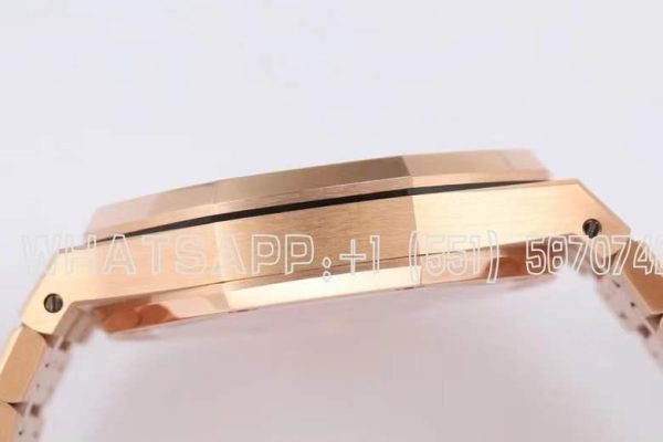 Audemars Piguet oyal Oak Tourbillon Extra-Thin Black Dial in Rose Gold R8 Factory - Image 6