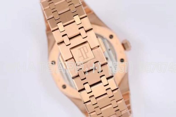 Audemars Piguet oyal Oak Tourbillon Extra-Thin Black Dial in Rose Gold R8 Factory - Image 7