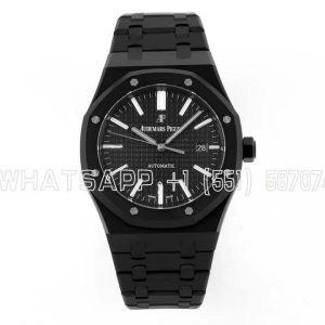 Audemars Piguet Royal Oak 15400 Black Dial in PVD