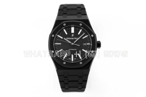 Audemars Piguet Royal Oak 15400 Black Dial in PVD