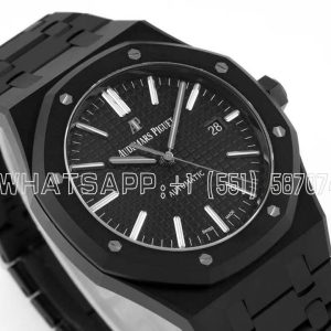 Audemars Piguet Royal Oak 15400 Black Dial in PVD