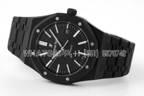 Audemars Piguet Royal Oak 15400 Black Dial in PVD