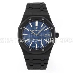 Audemars Piguet Royal Oak 15400 Blue Dial in PVD