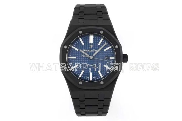 Audemars Piguet Royal Oak 15400 Blue Dial in PVD