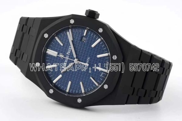 Audemars Piguet Royal Oak 15400 Blue Dial in PVD
