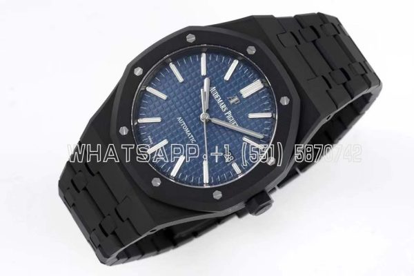 Audemars Piguet Royal Oak 15400 Blue Dial in PVD