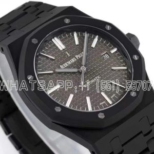 Audemars Piguet Royal Oak 15400 Grey Dial in PVD