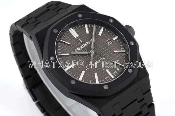 Audemars Piguet Royal Oak 15400 Grey Dial in PVD