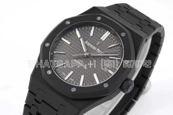 Audemars Piguet Royal Oak 15400 Grey Dial in PVD