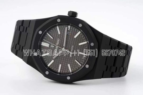 Audemars Piguet Royal Oak 15400 Grey Dial in PVD