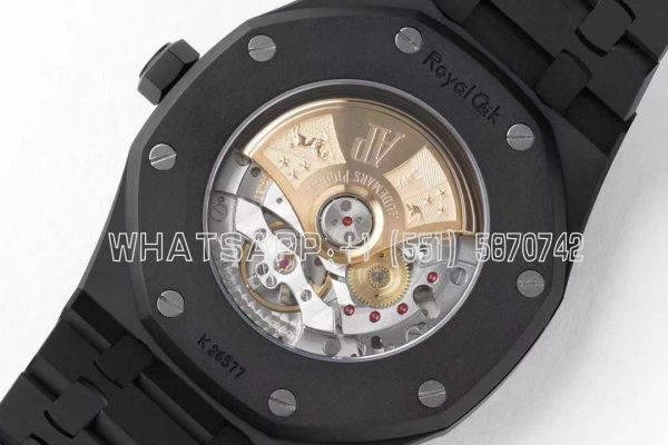 Audemars Piguet Royal Oak 15400 Grey Dial in PVD - Image 8