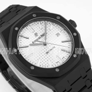 Audemars Piguet Royal Oak 15400 White Dial in PVD