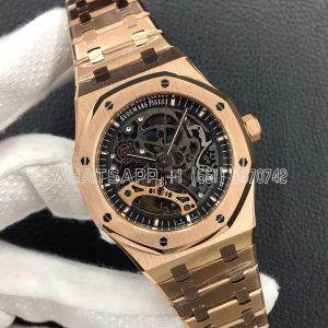 Audemars Piguet Royal Oak 15407OR Rose Gold Skeleton Dial APS Factory
