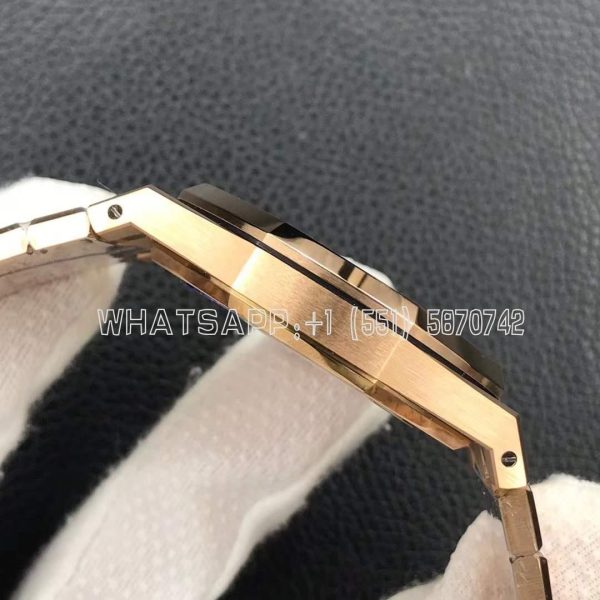 Audemars Piguet Royal Oak 15407OR Rose Gold Skeleton Dial APS Factory - Image 6
