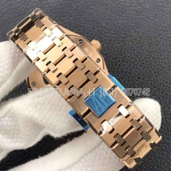 Audemars Piguet Royal Oak 15407OR Rose Gold Skeleton Dial APS Factory - Image 7