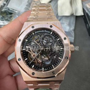 Audemars Piguet Royal Oak 15407OR Rose Gold Skeleton Dial THB Factory