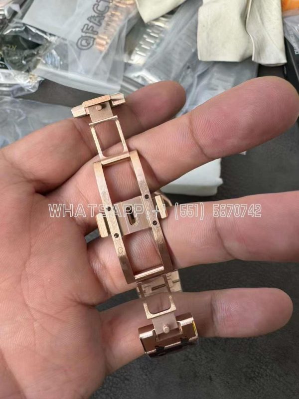 Audemars Piguet Royal Oak 15407OR Rose Gold Skeleton Dial THB Factory - Image 9