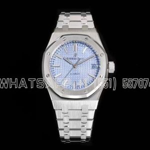 Audemars Piguet Royal Oak 15451ST 37mm Ice Blue Dial in Steel