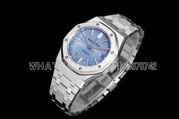 Audemars Piguet Royal Oak 15451ST 37mm Ice Blue Dial in Steel