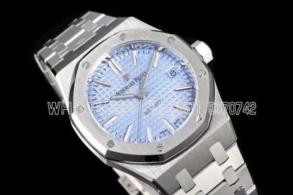 Audemars Piguet Royal Oak 15451ST 37mm Ice Blue Dial in Steel