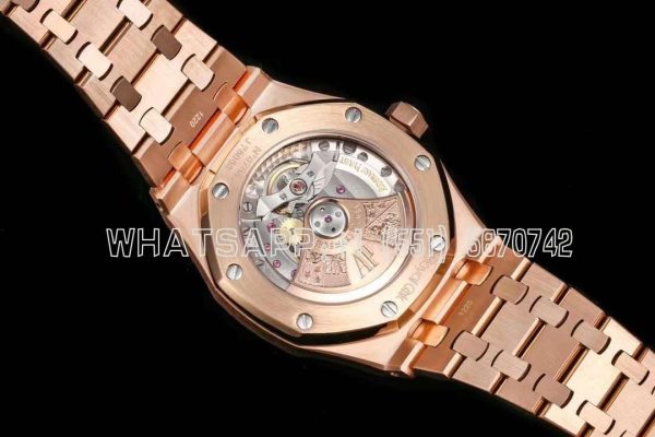 Audemars Piguet Royal Oak 15451ST 37mm White Dial in Rose Gold - Image 9