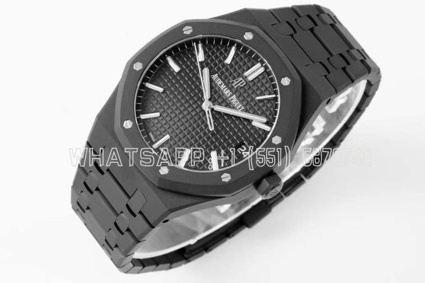 Audemars Piguet Royal Oak 15500 41mm Black Dial in PVD