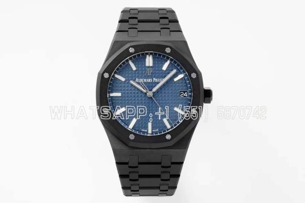 Audemars Piguet Royal Oak 15500 41mm Blue Dial in PVD
