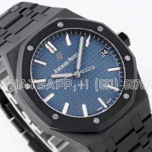 Audemars Piguet Royal Oak 15500 41mm Blue Dial in PVD