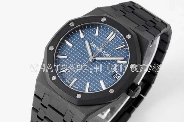 Audemars Piguet Royal Oak 15500 41mm Blue Dial in PVD