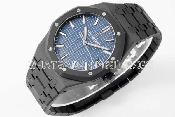 Audemars Piguet Royal Oak 15500 41mm Blue Dial in PVD