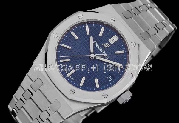 Audemars Piguet Royal Oak 15500 41mm Blue Dial Super Clone