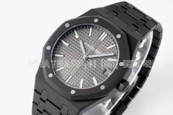 Audemars Piguet Royal Oak 15500 41mm Gray Dial in PVD