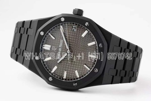 Audemars Piguet Royal Oak 15500 41mm Gray Dial in PVD