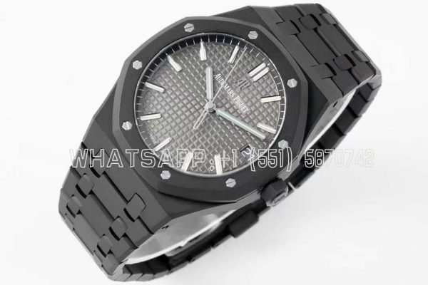 Audemars Piguet Royal Oak 15500 41mm Gray Dial in PVD