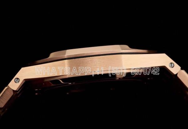 Audemars Piguet Royal Oak 15500 41mm Rose Gold White Dial Super Clone - Image 8