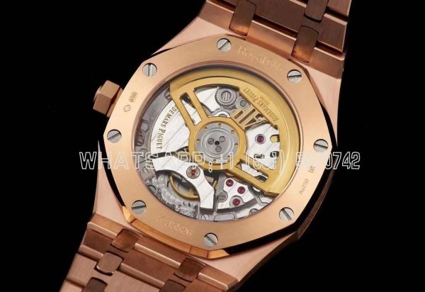 Audemars Piguet Royal Oak 15500 41mm Rose Gold White Dial Super Clone - Image 9