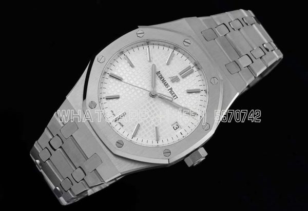 Audemars Piguet Royal Oak 15500 41mm White Dial Super Clone
