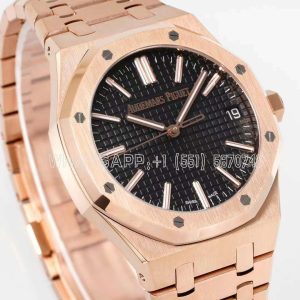 Audemars Piguet Royal Oak 15510 41mm Black Dial Rose Gold Super Clone