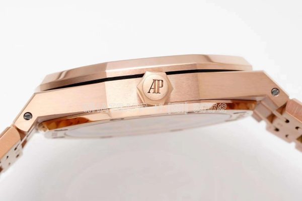 Audemars Piguet Royal Oak 15510 41mm Blue Dial Rose Gold Super Clone - Image 7