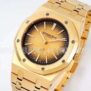 Audemars Piguet Royal Oak 16202 39mm Smoked Yellow Dial in Yellow Gold