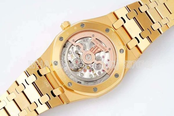 Audemars Piguet Royal Oak 16202 39mm Smoked Yellow Dial in Yellow Gold - Image 9