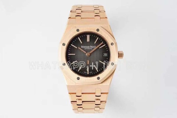 Audemars Piguet Royal Oak 16202OR 39mm Grey Dial in Rose Gold