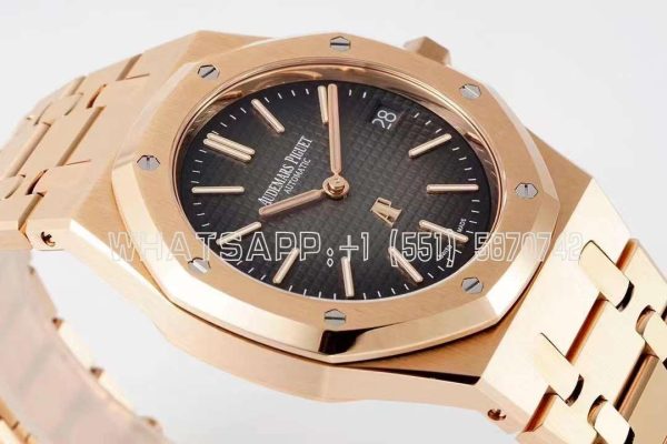 Audemars Piguet Royal Oak 16202OR 39mm Grey Dial in Rose Gold