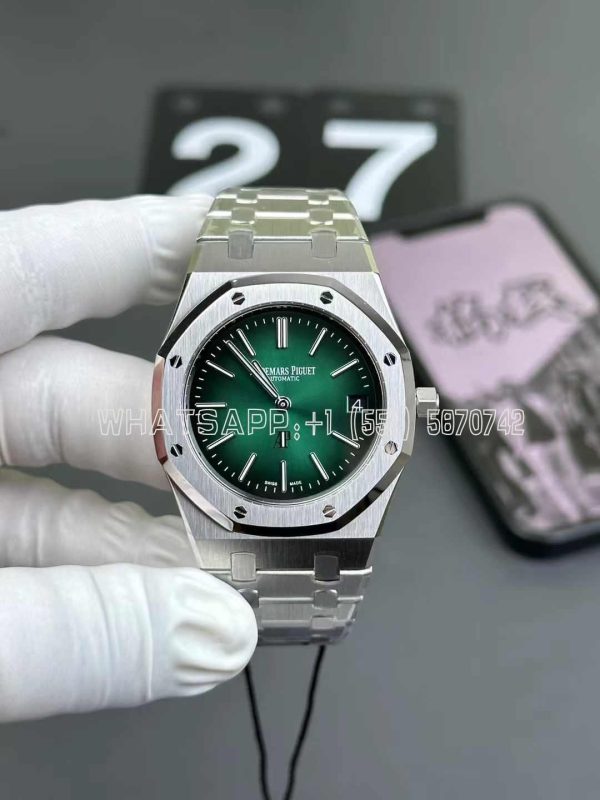 Audemars Piguet Royal Oak 16202PT.OO.1240PT.01 Smoky Green Dial