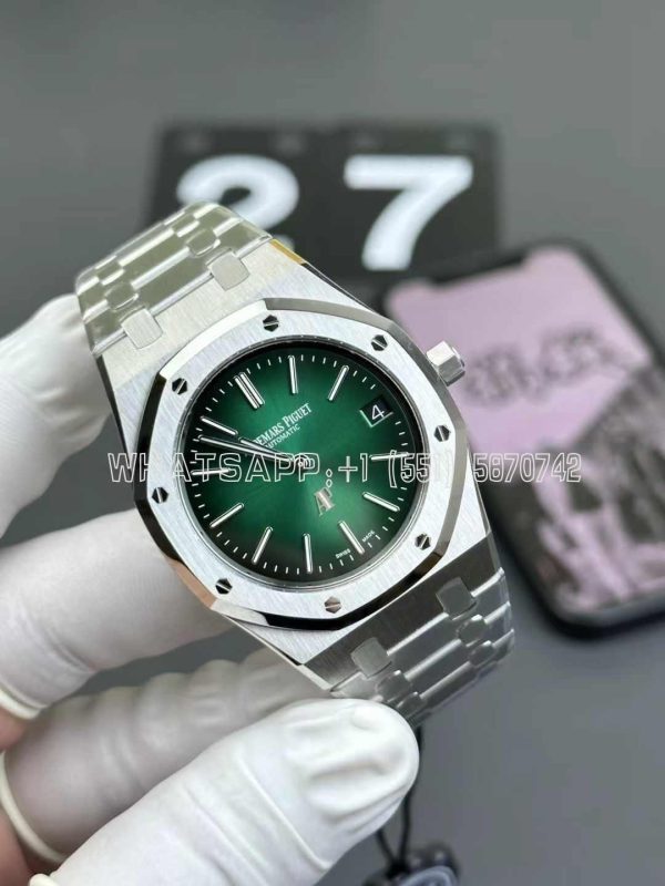 Audemars Piguet Royal Oak 16202PT.OO.1240PT.01 Smoky Green Dial