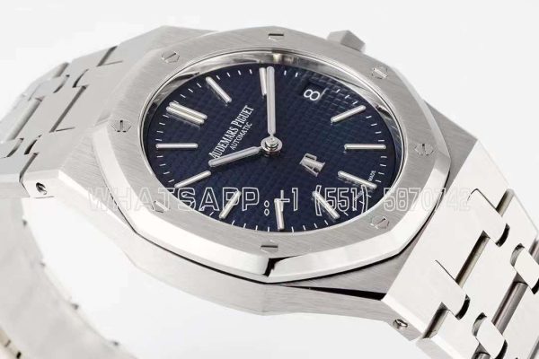 Audemars Piguet Royal Oak 16202ST.OO.1240ST.02 Night Blue Dial - Image 6