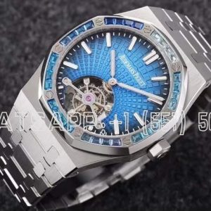 Audemars Piguet Royal Oak 26521BC Blue Dial and Sapphires Tourbillon R8 Factory