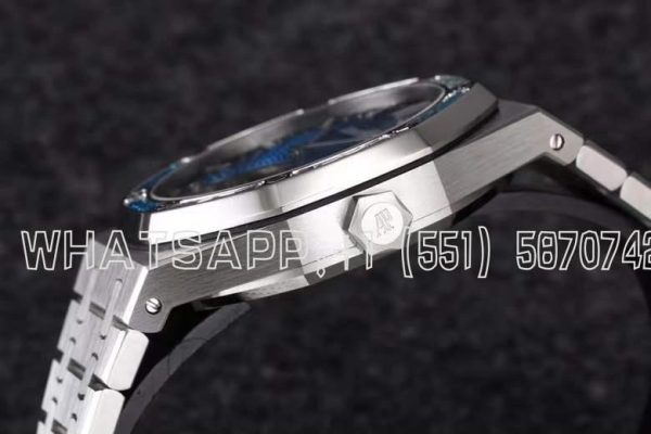 Audemars Piguet Royal Oak 26521BC Blue Dial and Sapphires Tourbillon R8 Factory - Image 6