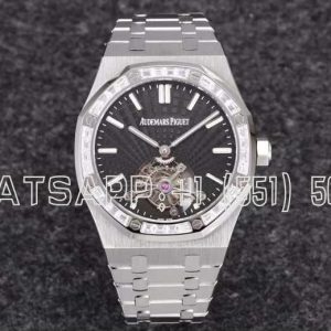 Audemars Piguet Royal Oak 26521PT Black Dial and Diamond Tourbillon R8 Factory