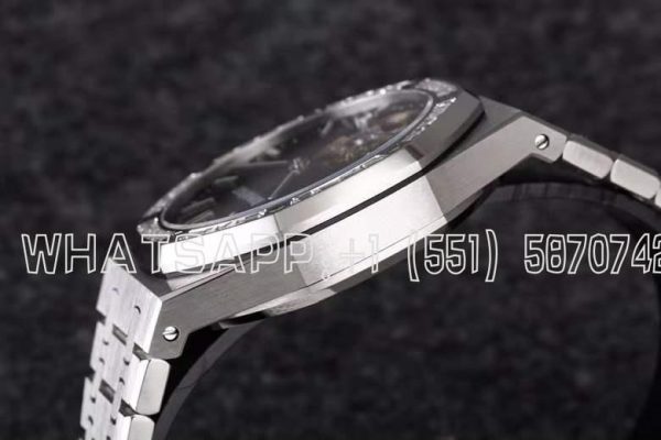 Audemars Piguet Royal Oak 26521BC Black Dial and Diamond Tourbillon R8 Factory - Image 7